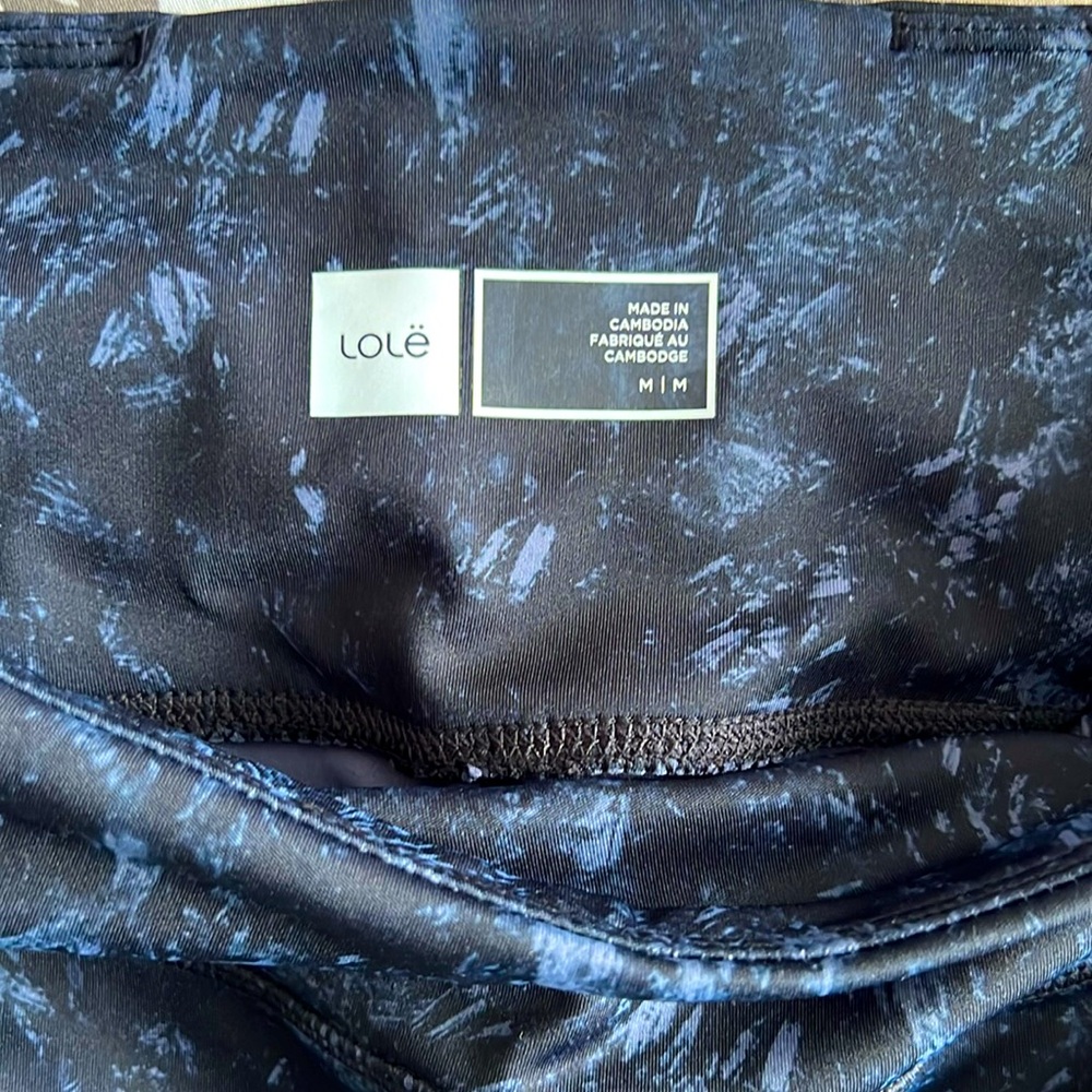 Lole Blue Leggings for Versatile Comfort Size M Just like NEW no pilling